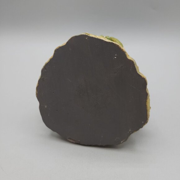 Frog Tealight Candle Holder Figurine With Mushrooms Grass Base - Picture 7 of 7